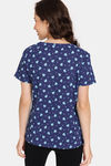 Rosaline Mystic Town Knit Cotton Top - Ocean Cavern — thumbnail 3